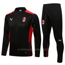 AC Milan Trainings Sweatshirt Pak 2022-23 Kwartrits Zwarte AC Milan Trainings Sweatshirt Pak 2022-23 Kwartrits Zwarte