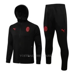 AC Milan Trainingsjacks met Capuchon 2022-23 Zwarte AC Milan Trainingsjacks met Capuchon 2022-23 Zwarte