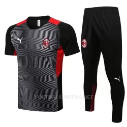 AC Milan Trainingsshirt Pak 2022-23 Grijszwarte AC Milan Trainingsshirt Pak 2022-23 Grijszwarte
