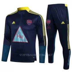 Arsenal Trainings Sweatshirt Pak Kind 2022-23 Kwartrits Blauw-Gele Arsenal Trainings Sweatshirt Pak Kind 2022-23 Kwartrits Blauw-Gele