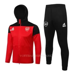 Arsenal Trainingsjacks met Capuchon 2022-23 Rode Arsenal Trainingsjacks met Capuchon 2022-23 Rode