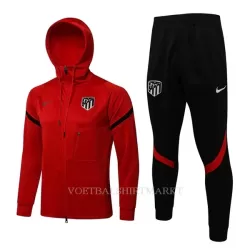 Atlético Madrid Trainingsjacks met Capuchon 2022-23 Rode Atlético Madrid Trainingsjacks met Capuchon 2022-23 Rode