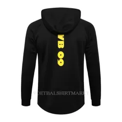 BVB Borussia Dortmund Trainingsjacks met Capuchon 2022-23 Zwarte