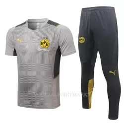 BVB Borussia Dortmund Trainingsshirt Pak 2022-23 Lichtgrijze BVB Borussia Dortmund Trainingsshirt Pak 2022-23 Lichtgrijze
