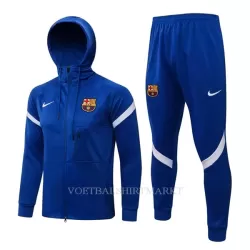 FC Barcelona Trainingsjacks met Capuchon 2022-23 Blauwe FC Barcelona Trainingsjacks met Capuchon 2022-23 Blauwe