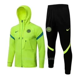 Inter Milan Trainingsjacks met Capuchon 2022-23 Groene Inter Milan Trainingsjacks met Capuchon 2022-23 Groene