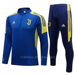 Juventus Trainings Sweatshirt Pak 2022-23 Kwartrits Blauw-Gele Juventus Trainings Sweatshirt Pak 2022-23 Kwartrits Blauw-Gele
