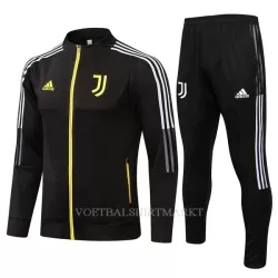 Juventus Trainingsjack Pak Kind 2022-23 Zwart-Gele Juventus Trainingsjack Pak Kind 2022-23 Zwart-Gele