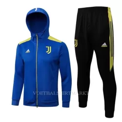 Juventus Trainingsjacks met Capuchon 2022-23 Blauwe Juventus Trainingsjacks met Capuchon 2022-23 Blauwe