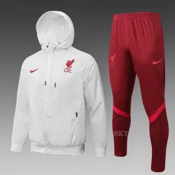 Liverpool Trainingsjack Windrunner Pak 2022-23 Witte Liverpool Trainingsjack Windrunner Pak 2022-23 Witte