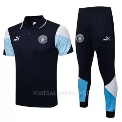 Manchester City Trainingpolo 2022-23 Blauwe Manchester City Trainingpolo 2022-23 Blauwe