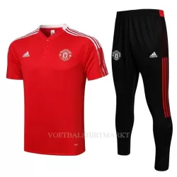 Manchester United Trainingpolo 2022-23 Rood-Wit Manchester United Trainingpolo 2022-23 Rood-Wit