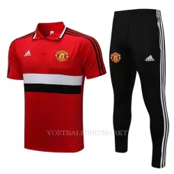 Manchester United Trainingpolo 2022-23 Rood-Zwart-Wit Manchester United Trainingpolo 2022-23 Rood-Zwart-Wit