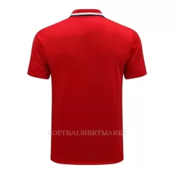 Manchester United Trainingpolo 2022-23 Rood-Zwart-Wit