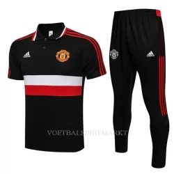 Manchester United Trainingpolo 2022-23 Zwart-Rood-Wit Manchester United Trainingpolo 2022-23 Zwart-Rood-Wit