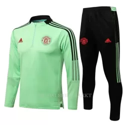 Manchester United Trainings Sweatshirt Pak 2022-23 Kwartrits Groene Manchester United Trainings Sweatshirt Pak 2022-23 Kwartrits Groene