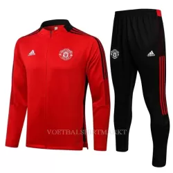 Manchester United Trainingsjack Pak 2022-23 Rood-Zwart Manchester United Trainingsjack Pak 2022-23 Rood-Zwart