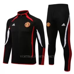 Manchester United Trainingsjack Pak 2022-23 Zwart-Wit Manchester United Trainingsjack Pak 2022-23 Zwart-Wit