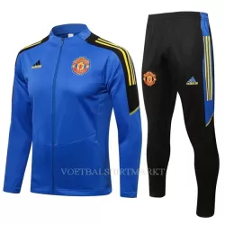 Manchester United Trainingsjack Pak Kind 2022-23 Blauwe Manchester United Trainingsjack Pak Kind 2022-23 Blauwe