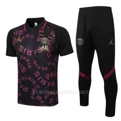 Paris Saint-Germain Trainingpolo 2022-23 Zwart-Paarse Paris Saint-Germain Trainingpolo 2022-23 Zwart-Paarse
