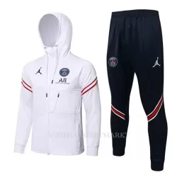 Paris Saint-Germain Trainingsjacks met Capuchon 2022-23 Witte Paris Saint-Germain Trainingsjacks met Capuchon 2022-23 Witte