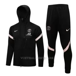 Paris Saint-Germain Trainingsjacks met Capuchon 2022-23 Zwart-Roze Paris Saint-Germain Trainingsjacks met Capuchon 2022-23 Zwart-Roze
