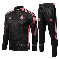 Real Madrid Trainings Sweatshirt Pak Kind 2022-23 Kwartrits Zwart-Rode Real Madrid Trainings Sweatshirt Pak Kind 2022-23 Kwartrits Zwart-Rode