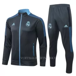 Real Madrid Trainingsjack Pak 2022-23 Donkergrijsblauwe Real Madrid Trainingsjack Pak 2022-23 Donkergrijsblauwe