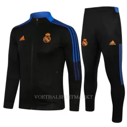 Real Madrid Trainingsjack Pak Kind 2022-23 Zwart-Blauwe Real Madrid Trainingsjack Pak Kind 2022-23 Zwart-Blauwe
