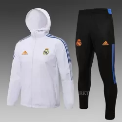 Real Madrid Trainingsjack Windrunner Pak 2022-23 Witte Real Madrid Trainingsjack Windrunner Pak 2022-23 Witte