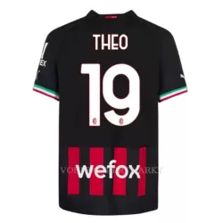AC Milan Theo 19 Shirt Heren Thuis 2022-23 AC Milan Theo 19 Shirt Heren Thuis 2022-23