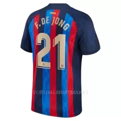FC Barcelona Frenkie de Jong 21 Shirt Heren Thuis 2022-23 FC Barcelona Frenkie de Jong 21 Shirt Heren Thuis 2022-23