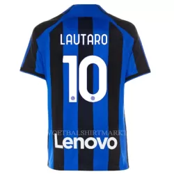 Inter Milan Lautaro 10 Shirt Heren Thuis 2022-23 Inter Milan Lautaro 10 Shirt Heren Thuis 2022-23