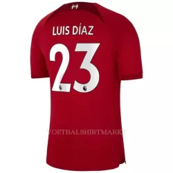 Liverpool Luis Díaz 23 Shirt Heren Thuis 2022-23 Liverpool Luis Díaz 23 Shirt Heren Thuis 2022-23