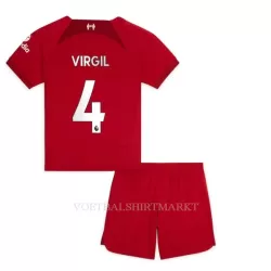 Liverpool Virgil 4 Tenue Kind Thuis 2022-23 Liverpool Virgil 4 Tenue Kind Thuis 2022-23