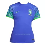 Brazilië Shirt Dames Uit WK 2022