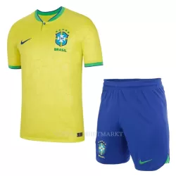 Brazilië Tenue Kind Thuis WK 2022 Brazilië Tenue Kind Thuis WK 2022