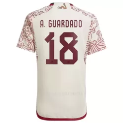 Mexico A.GUARDADO 18 Shirt Heren Uit WK 2022 Mexico A.GUARDADO 18 Shirt Heren Uit WK 2022