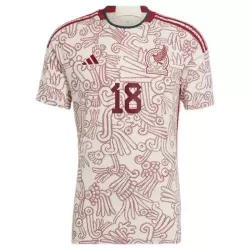Mexico A.GUARDADO 18 Shirt Heren Uit WK 2022