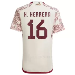 Mexico H.HERRERA 16 Shirt Heren Uit WK 2022 Mexico H.HERRERA 16 Shirt Heren Uit WK 2022
