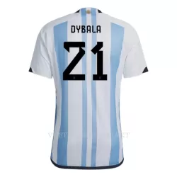 Argentinië Dybala 21 Shirt Heren Thuis WK 2022 Argentinië Dybala 21 Shirt Heren Thuis WK 2022