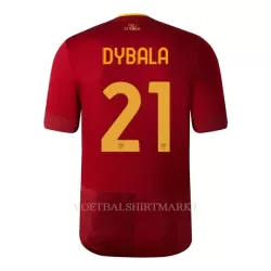 AS Roma Dybala 21 Shirt Heren Thuis 2022-23 AS Roma Dybala 21 Shirt Heren Thuis 2022-23