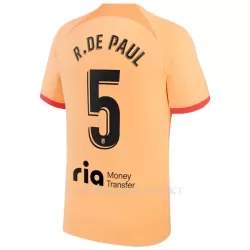 Atlético Madrid R. De Paul 5 Shirt Heren Derde 2022-23 Atlético Madrid R. De Paul 5 Shirt Heren Derde 2022-23