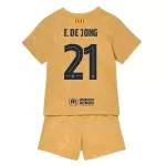 FC Barcelona Frenkie de Jong 21 Tenue Kind Uit 2022-23