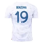 Frankrijk Benzema 19 Shirt Heren Uit WK 2022