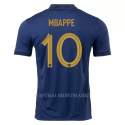 Frankrijk Mbappé 10 Shirt Heren Thuis WK 2022 Frankrijk Mbappé 10 Shirt Heren Thuis WK 2022