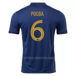 Frankrijk Pogba 6 Shirt Heren Thuis WK 2022 Frankrijk Pogba 6 Shirt Heren Thuis WK 2022