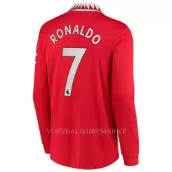 Manchester United Ronaldo 7 Shirt Heren Thuis 2022-23 Lange Mouw Manchester United Ronaldo 7 Shirt Heren Thuis 2022-23 Lange Mouw