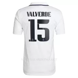 Real Madrid Valverde 15 Shirt Heren Thuis 2022-23 Real Madrid Valverde 15 Shirt Heren Thuis 2022-23