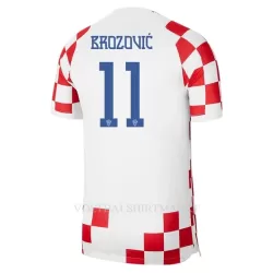 Kroatië Brozovic 11 Shirt Heren Thuis WK 2022 Kroatië Brozovic 11 Shirt Heren Thuis WK 2022